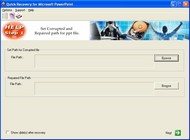 A Data Recovery Software- QR for MS PowerPoint screenshot